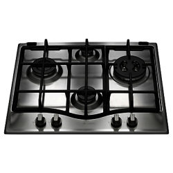 Hotpoint GCL641TX Gas Hob, Stainless Steel